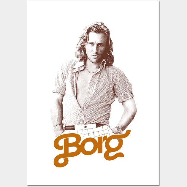 Björn Borg ------- 70s Aesthetic Wall Art by DankFutura